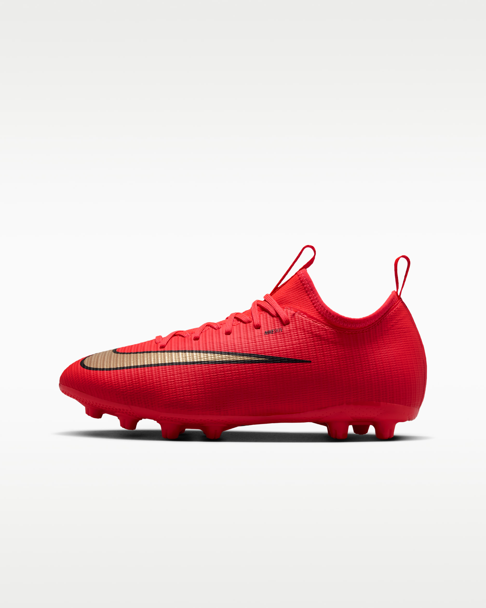 Nike Vapor サッカーシューズ フットボールレッド Nike Jr. Mercurial Vapor 17 Academy Big Kids' Hard-Ground Low-Top